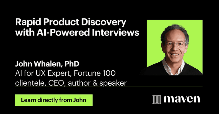 Rapid Product Discovery with AI-Powered Interviews cover image
